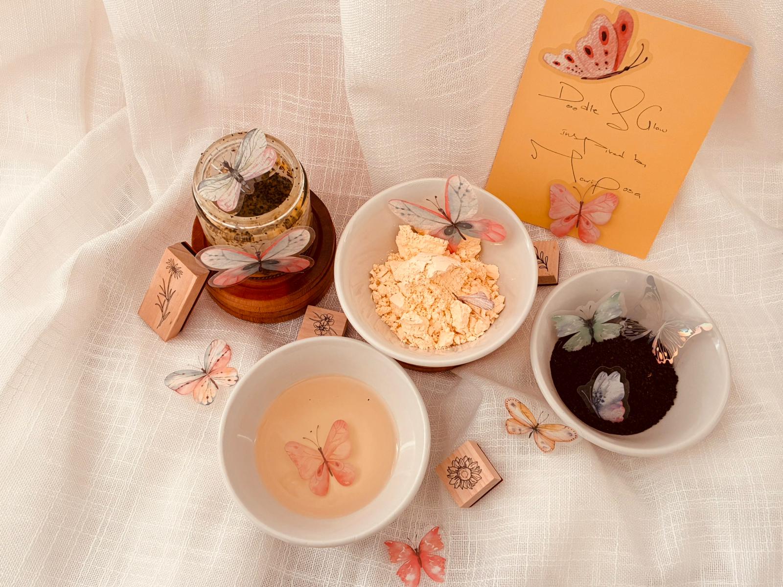 Mariposa Sugar Body Scrub Made With Real Lemon Juice And Cinnamon Powder