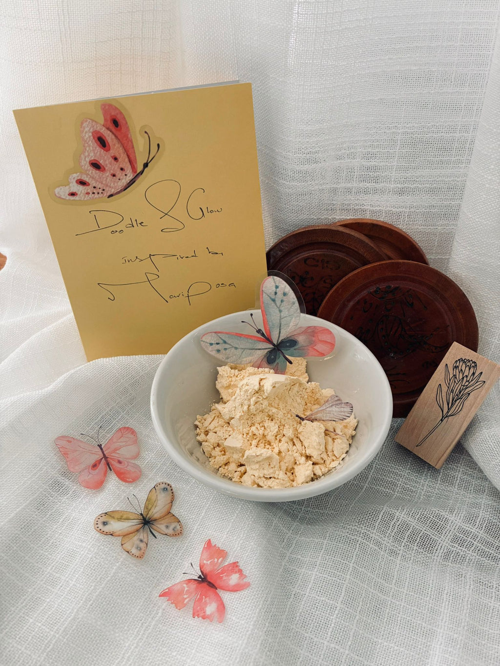 Mariposa Sugar Body Scrub Made With Real Lemon Juice And Cinnamon Powder