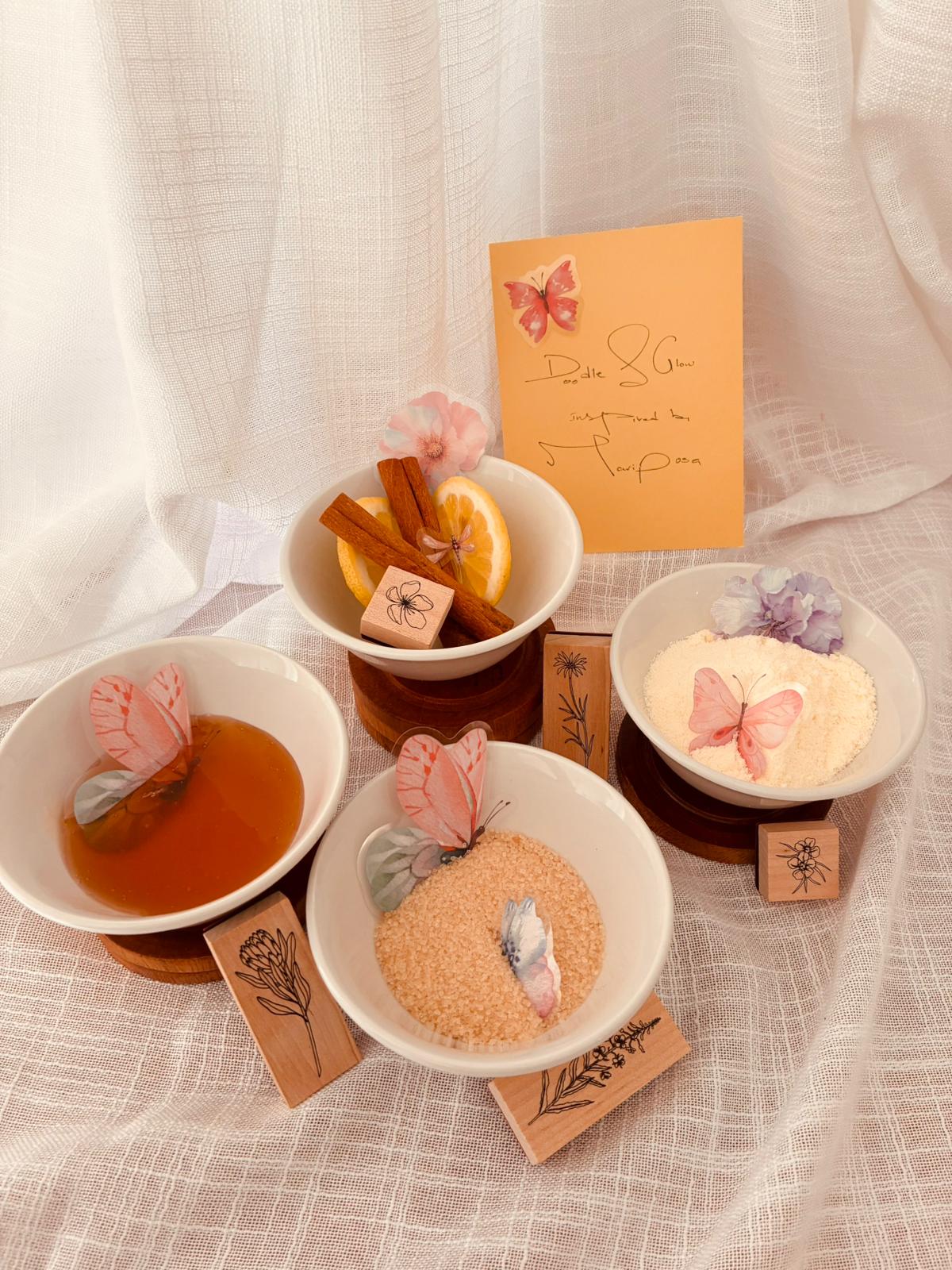 Mariposa Bath Salt With The Mixture Of Almond Oil, Give Shiny Glowing Feel To Your Delicate Skin