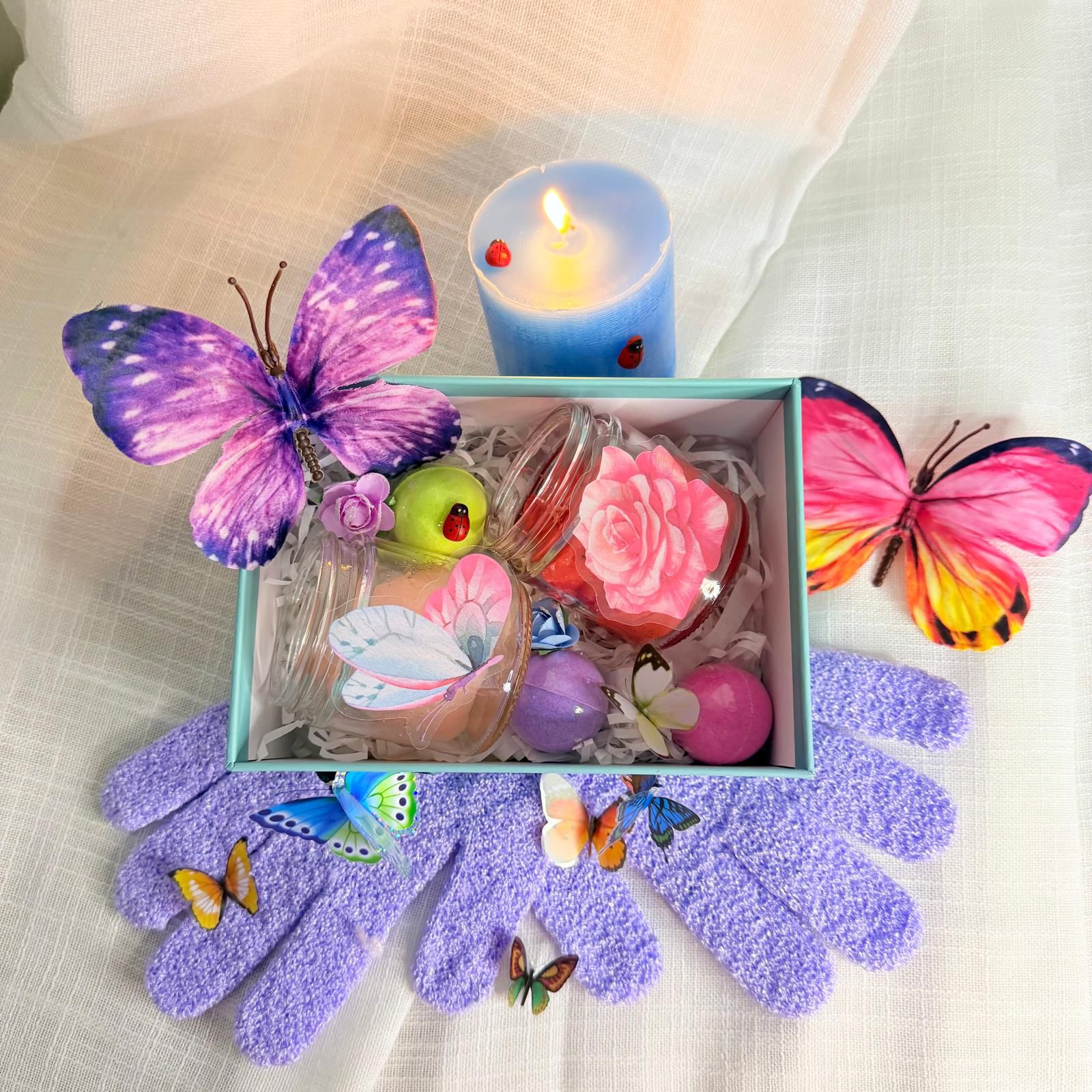 Open Your Mariposa Body Scrub Box